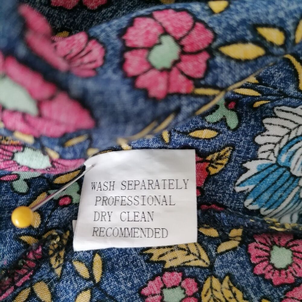 Temofon Women's Blue Floral Boho Summer Surplice Neck Wrap Dress Size X-Large - Picture 7 of 7